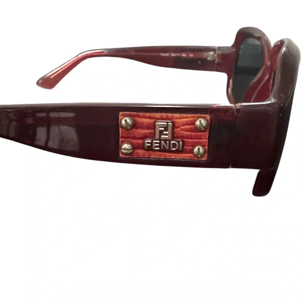 FENDI Vintage Rare “Bag Du Jour” Line Sunglasses Model # FS 5092 Wine Color